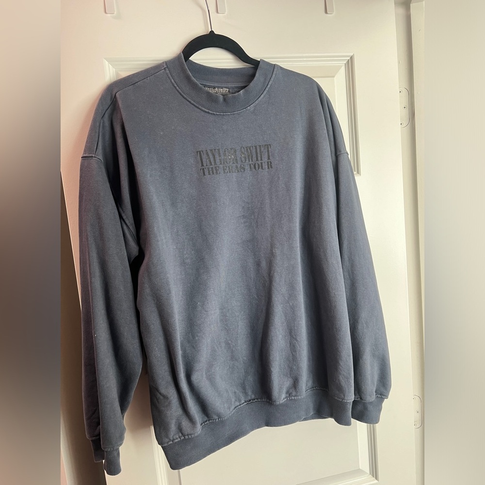 Taylor Swift Eras Grey Blue Sweatshirt